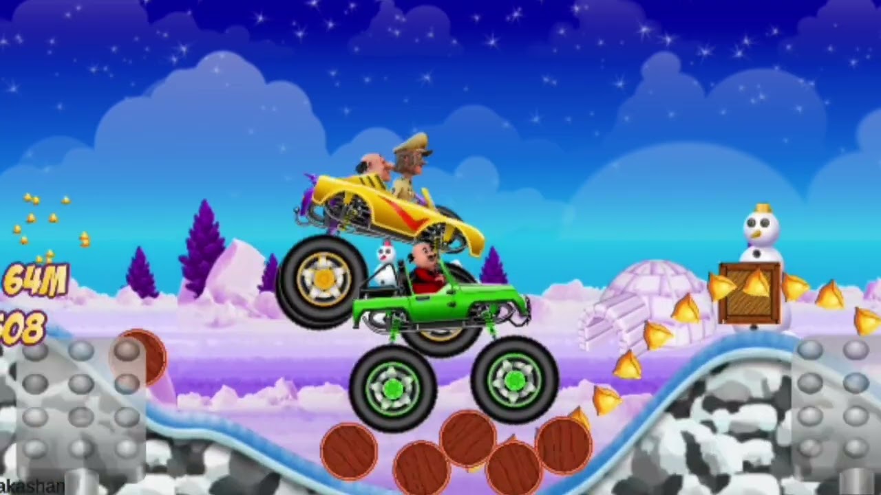 Motupatlu on winter track #gaming #motupatlu #video @Animegalaxy120 