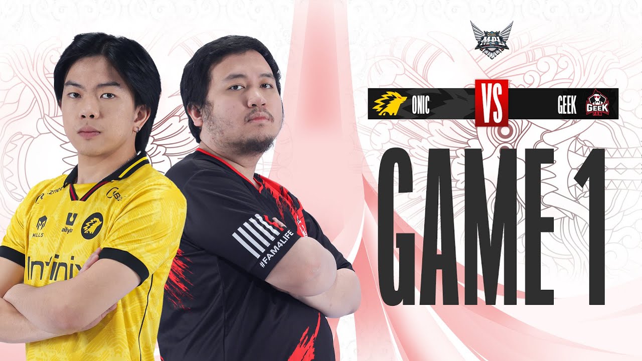 ONIC vs GEEK FAM | Regular Season WEEK 5 DAY 3 | GAME 1 | #MPLIDS12