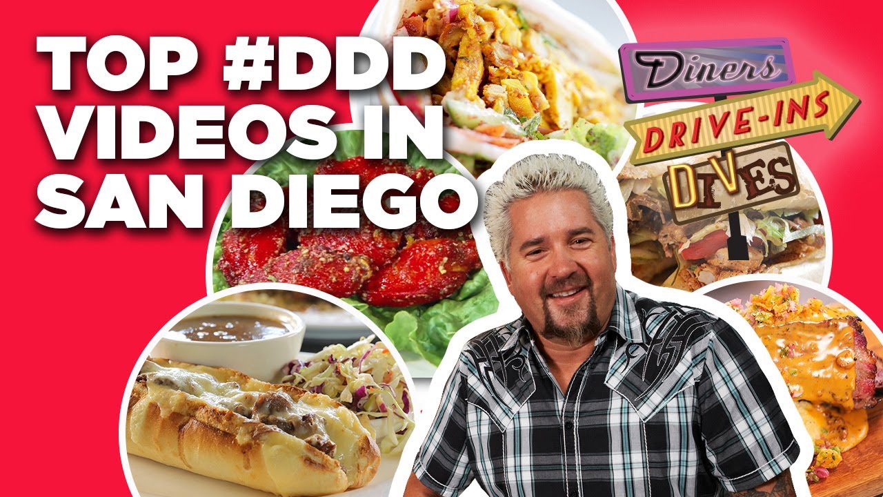 Top #DDD Videos in San Diego with Guy Fieri | Diners, Drive-Ins, and Dives | Food Network
