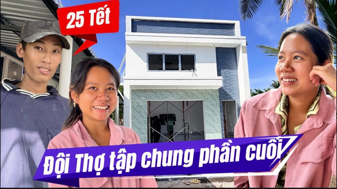 Nhà vợ chồng bé trình con anh Tùng ngày 25 Tết 
