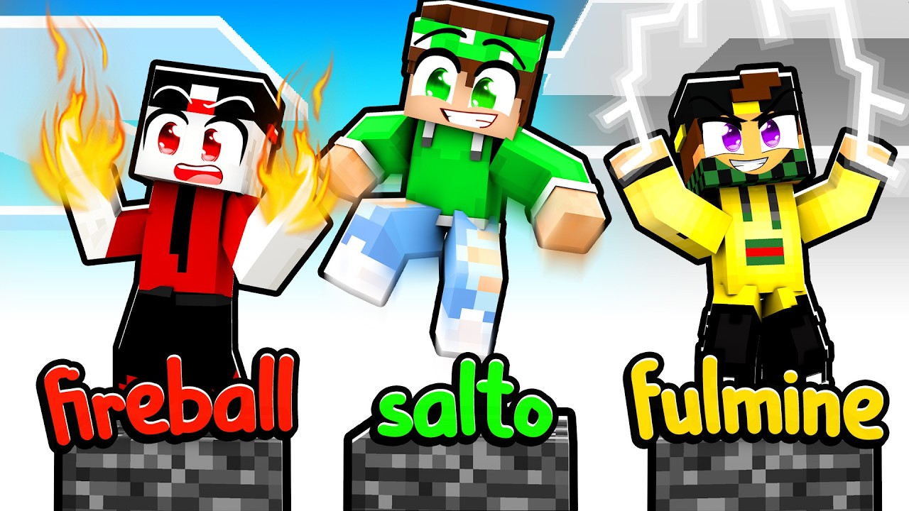 SOPRAVVIVI LANCIANDO MAGIE su UN PILASTRO DI BEDROCK in MINECRAFT!