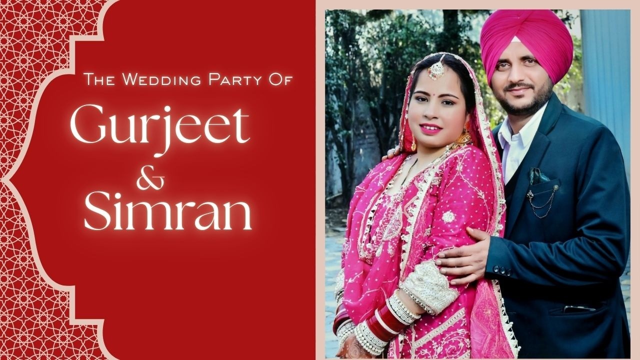 Live Wedding Party | Gurjeet With Simran | Kiran Studio Mithapur  94166 82780