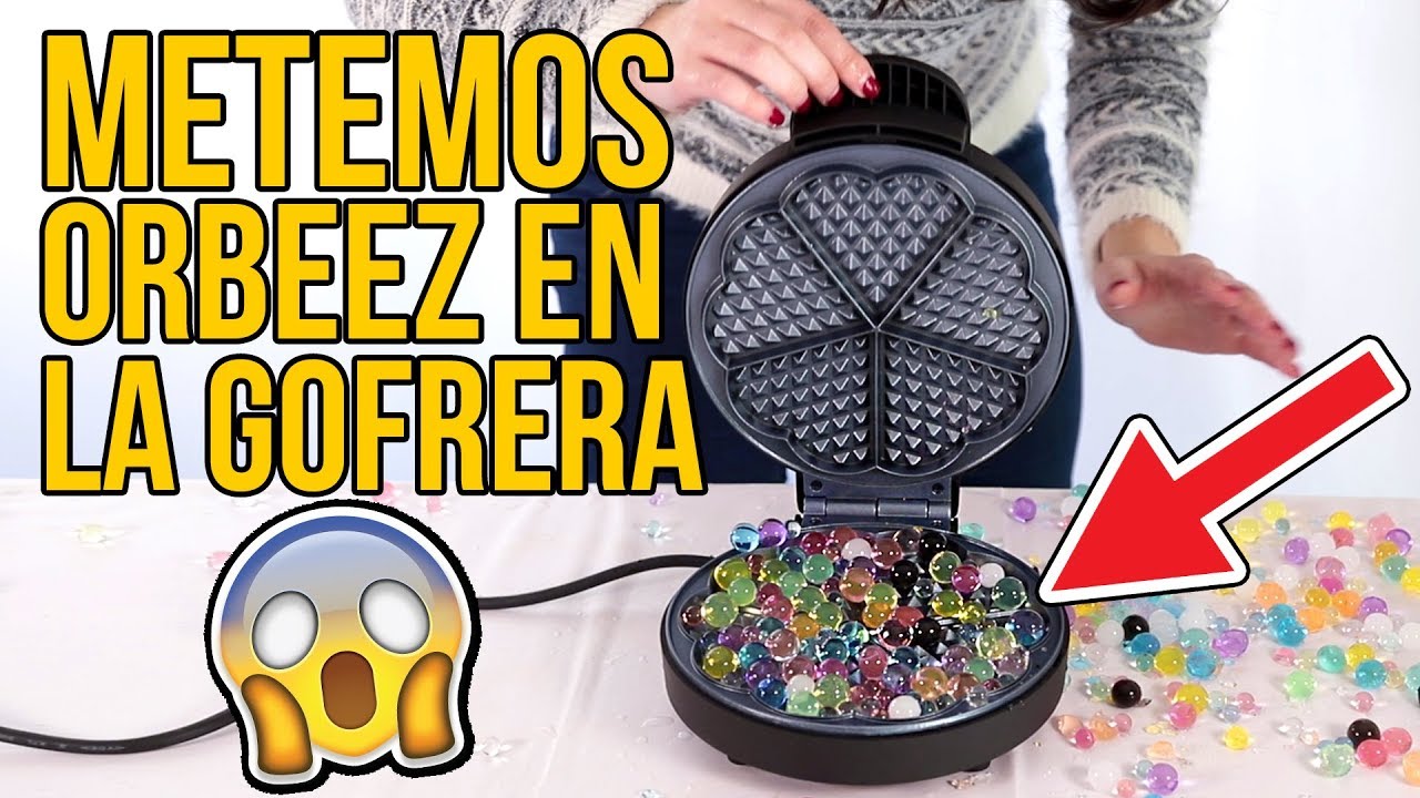 ¿PUEDES METER ORBEEZ EN LA GOFRERA?
