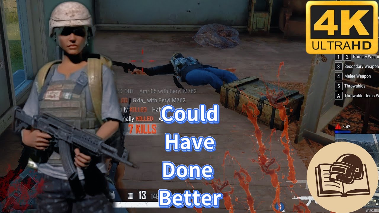 PUB Beginner Mistake *7 KILLS* Died Early PUBG PC Erangel