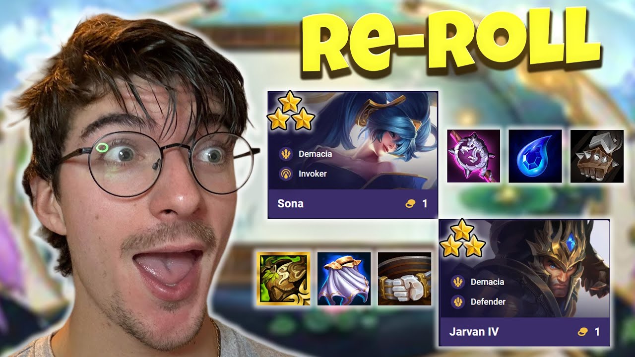 🔥Sona Re-Roll 🔥 es TOP 4 Garantizado TFT set 16