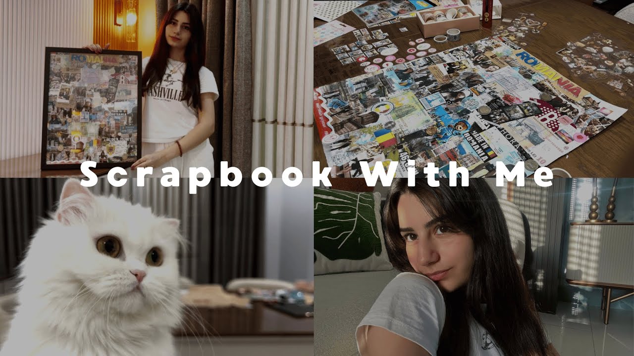 Beraber Travel Scrapbook Yapıyoruz 💌 I Anı Çerçevesi,Junk Journal,Cozy Art Vlog