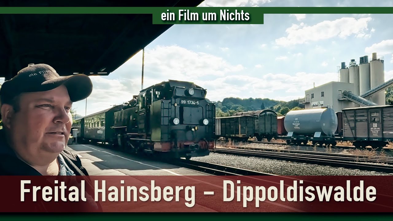 Weißeritztalbahn - Freital Hainsberg - Dippoldiswalde , ein Film um Nichts 064  Teil 1