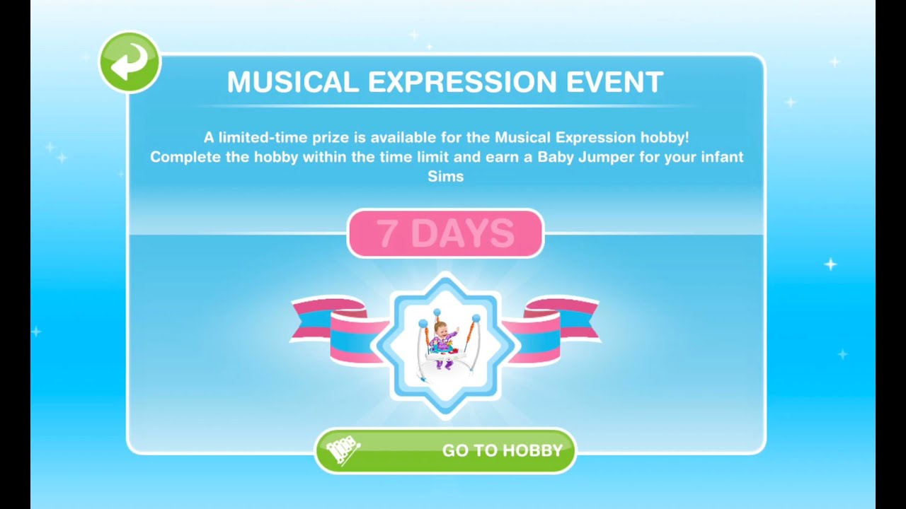 Sims Freeplay | Musical Expression Hobby | Baby Steps Update #2