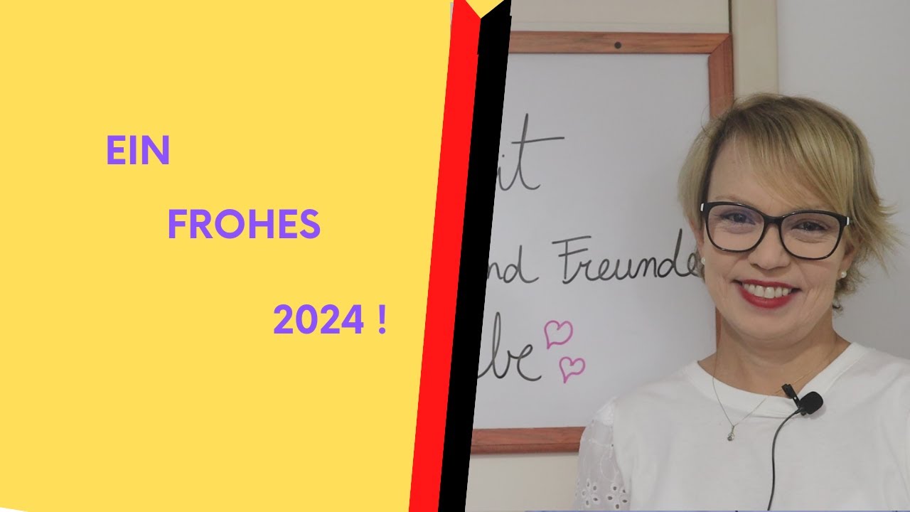 Curso de Alemão  Nível A1  Ein frohes 2024!