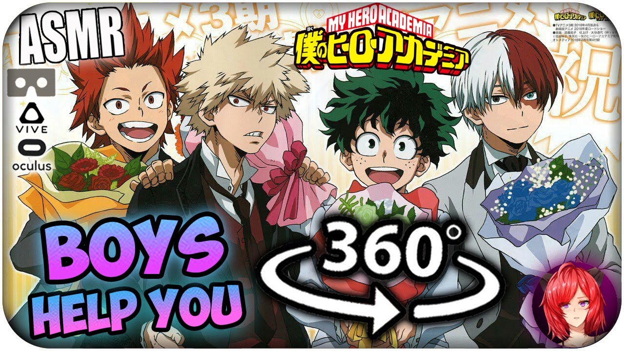 MHA Boys Help You~ [ASMR] 360: My Hero Academia 360 VR