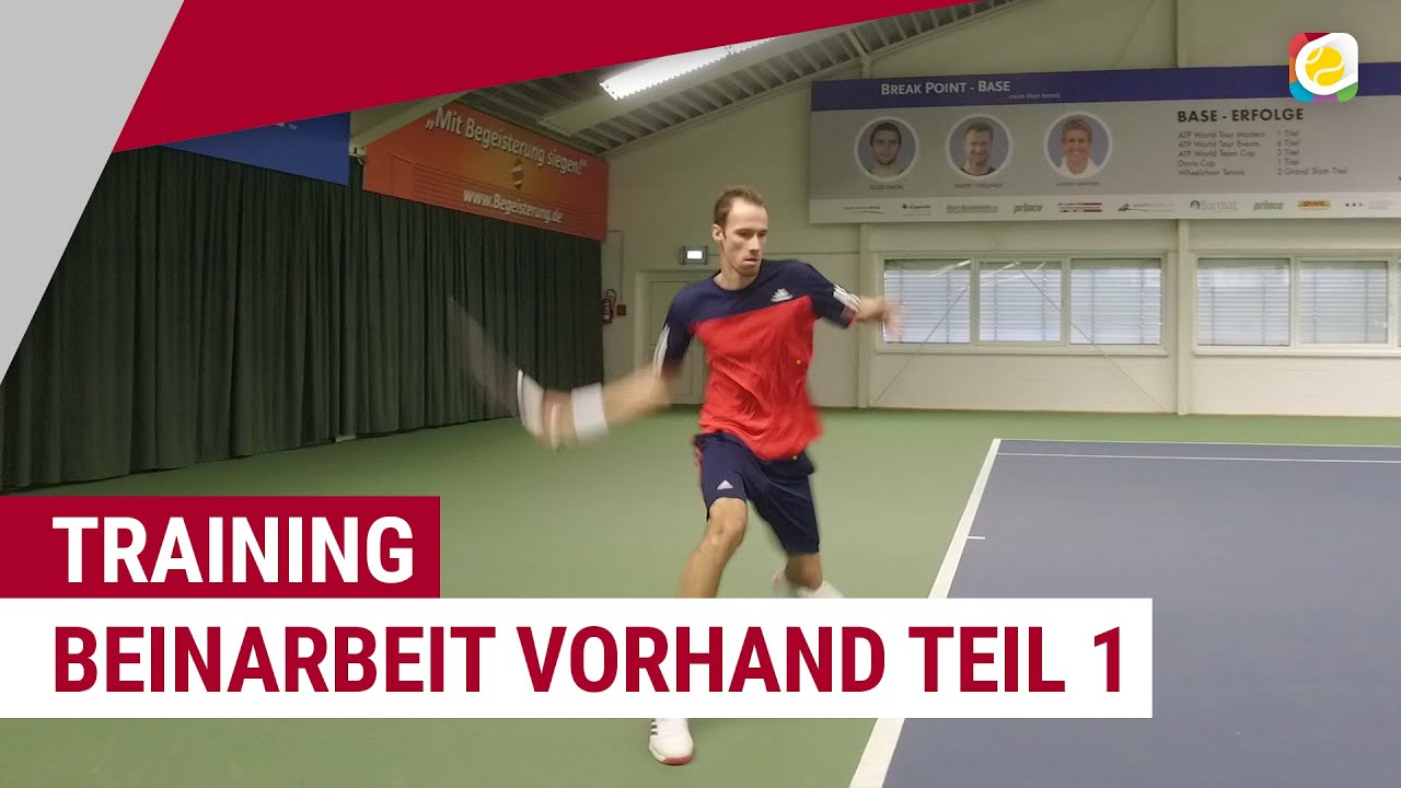 Beinarbeit Vorhand Teil 1 | Tennistraining | myTennis