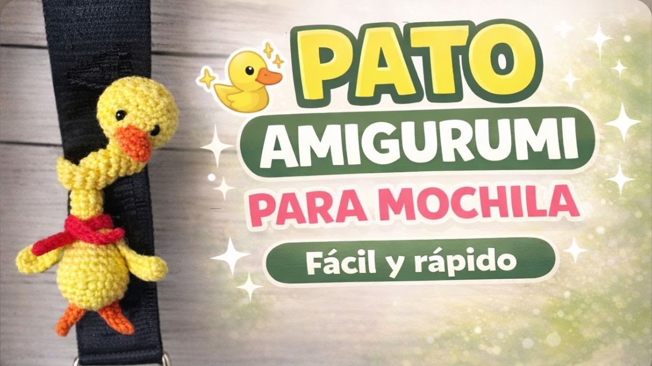 🦆 Pato cuello largo | Amigurumi paso a paso