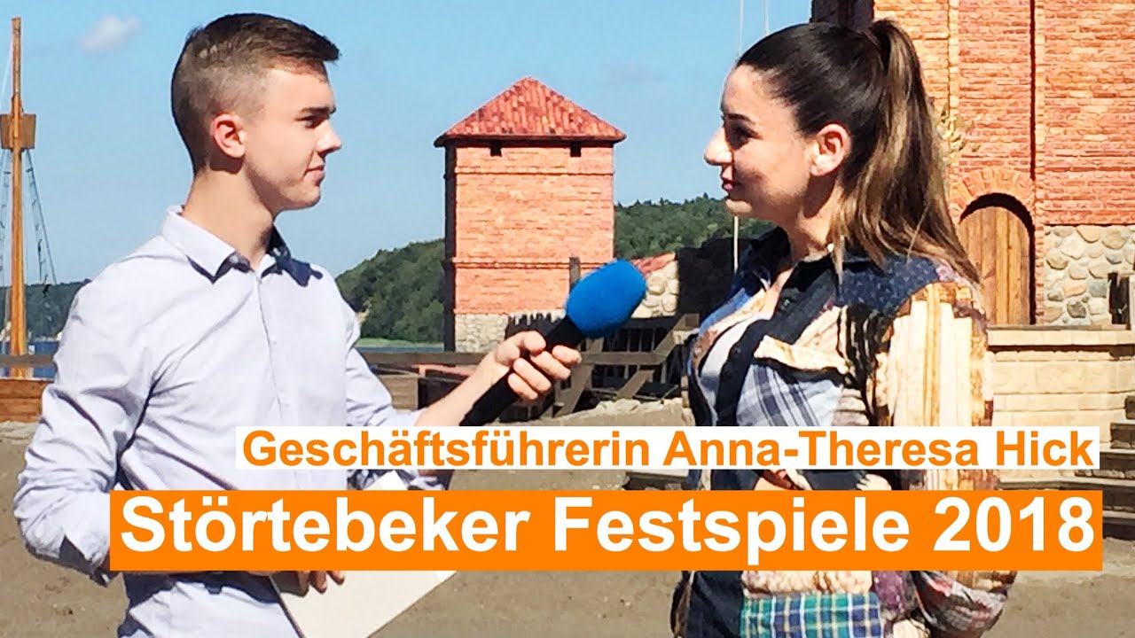 Störtebeker Festspiele 2018 - Auf der Bühne mit Geschäftsführerin Anna-Theresa Hick