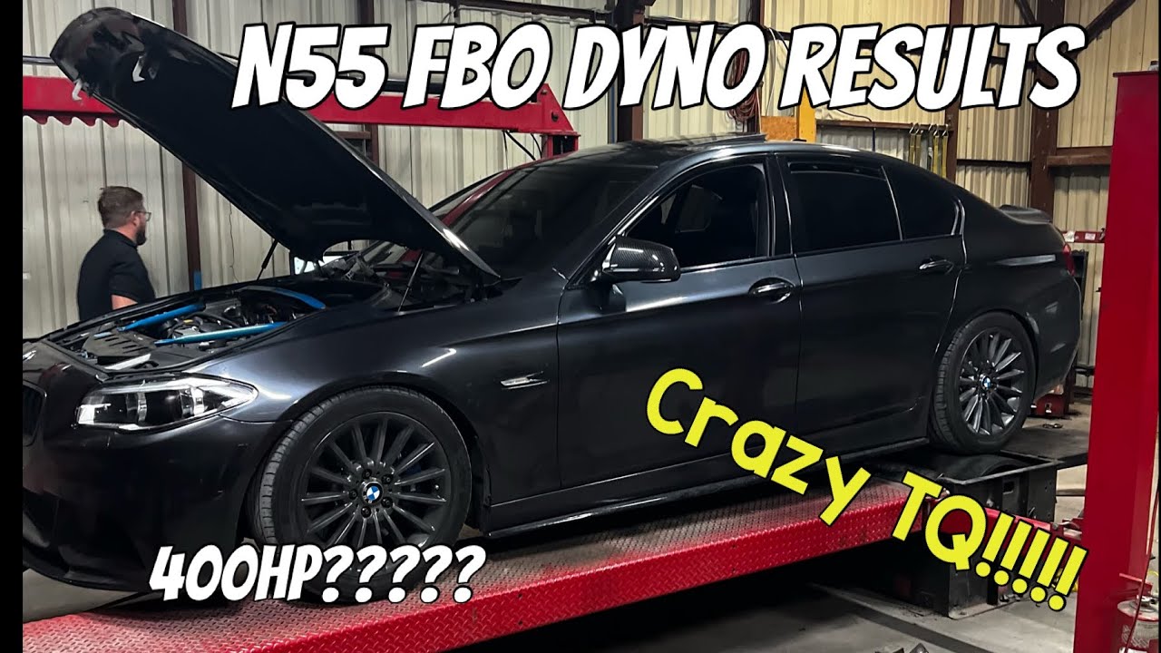BMW F10 535i N55 Dyno Pull | Результаты настройки FBO 🔥