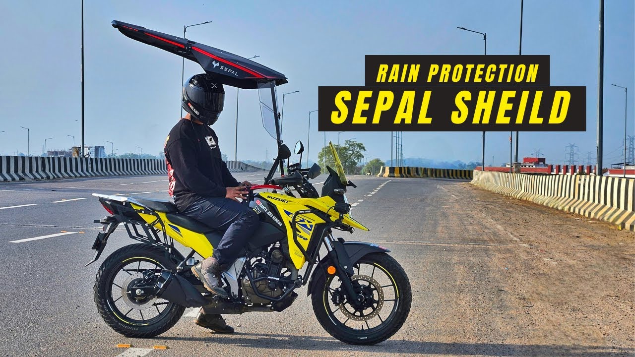Sepal Shield Installed In Suzuki Vstrom 250sx | Amazing Experience | Rain protection
