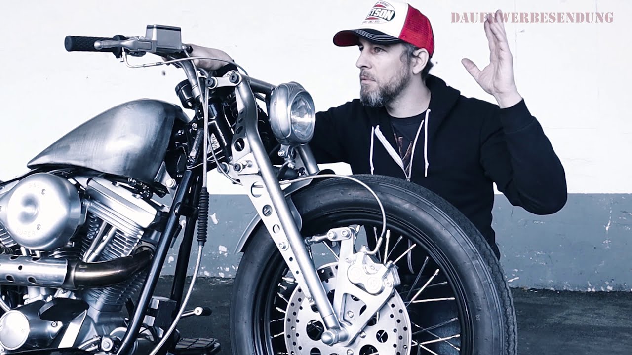 Harley Davidson Softail slefmade Bobber project