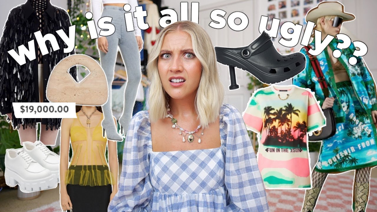 roasting LUXURY FASHION TRENDS because it's all kind of terrible