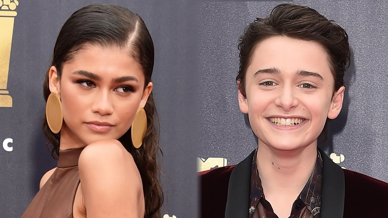 Stranger Things' Noah Shnapp GUSHES Over Zendaya During MTV Movie Award Speech