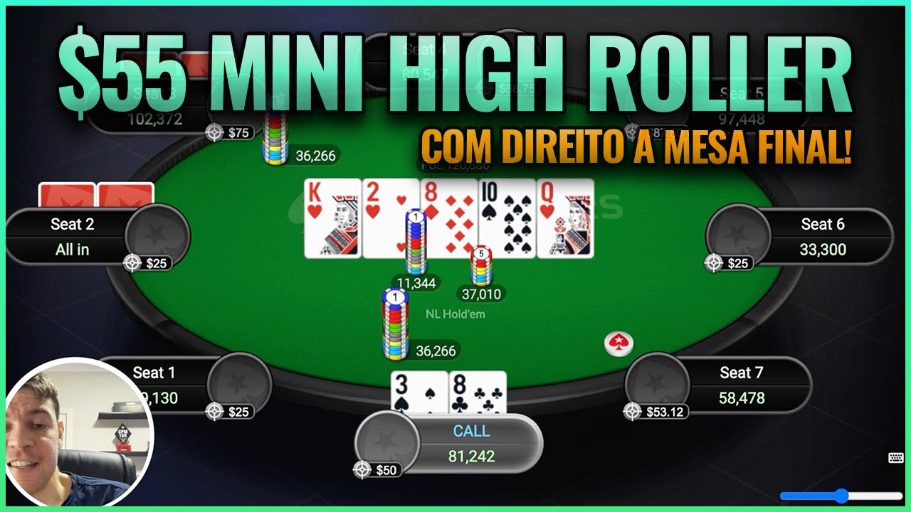 🔎 Review de Aluno 3 - Torneio de $55 Mini HighRoller