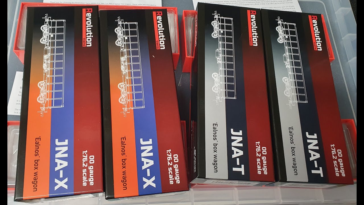 FINIALLY ARRIVED !!! New Batch of Revolution Train`s JNA Open Box Wagon`s