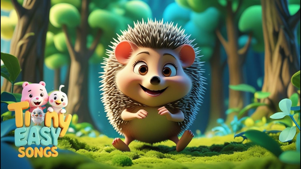 A Little Hedgehog | Toddler Songs about Animals & Nursery Rhyme | Tiny Easy Songs