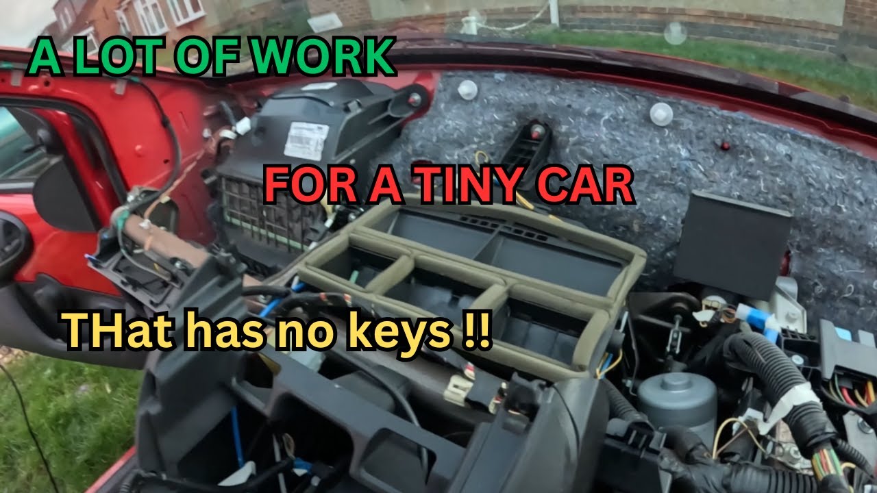 CITROEN C1 All keys lost full rip out and programming method