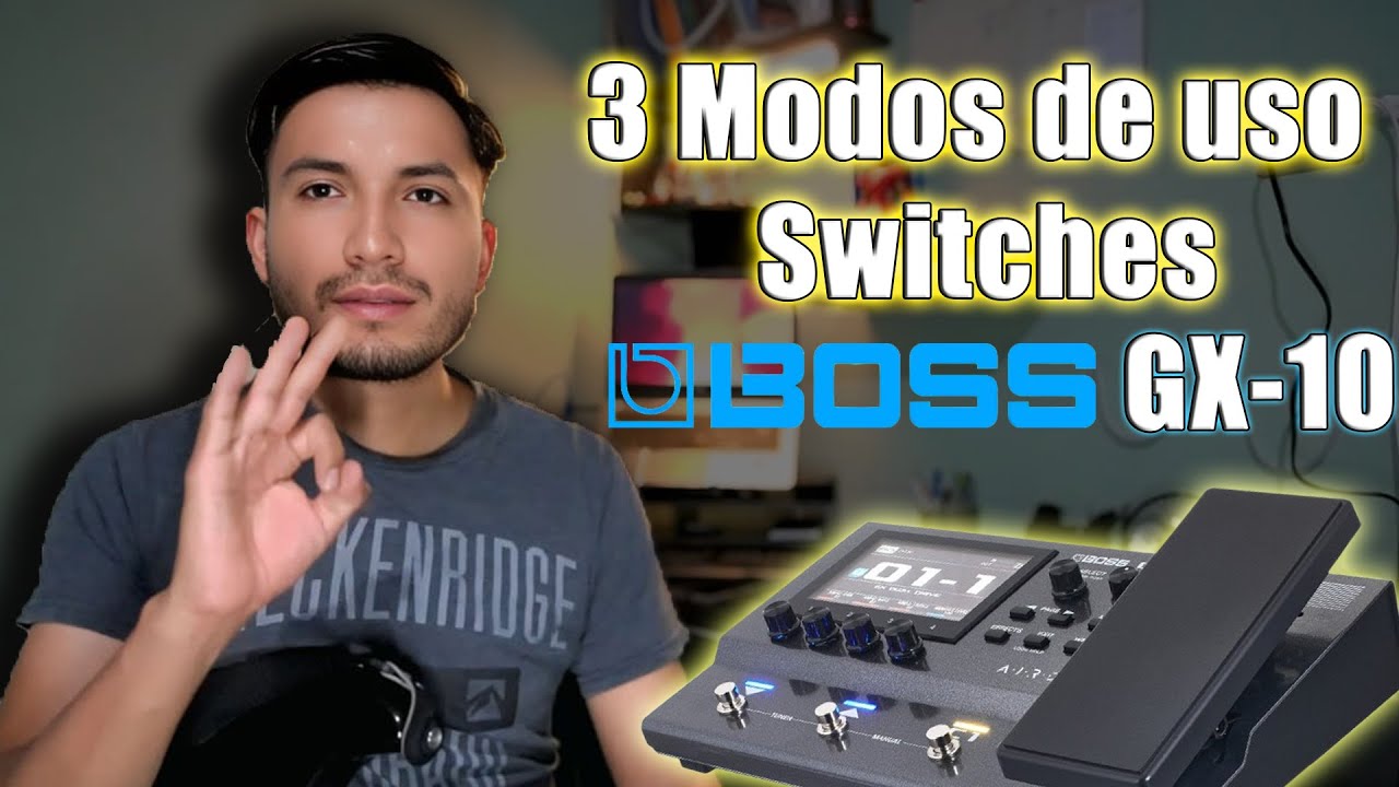 Boss GX-10 Distintos modos y funciones ||  Modo Manual, Modo Up/Down, Modo Bank