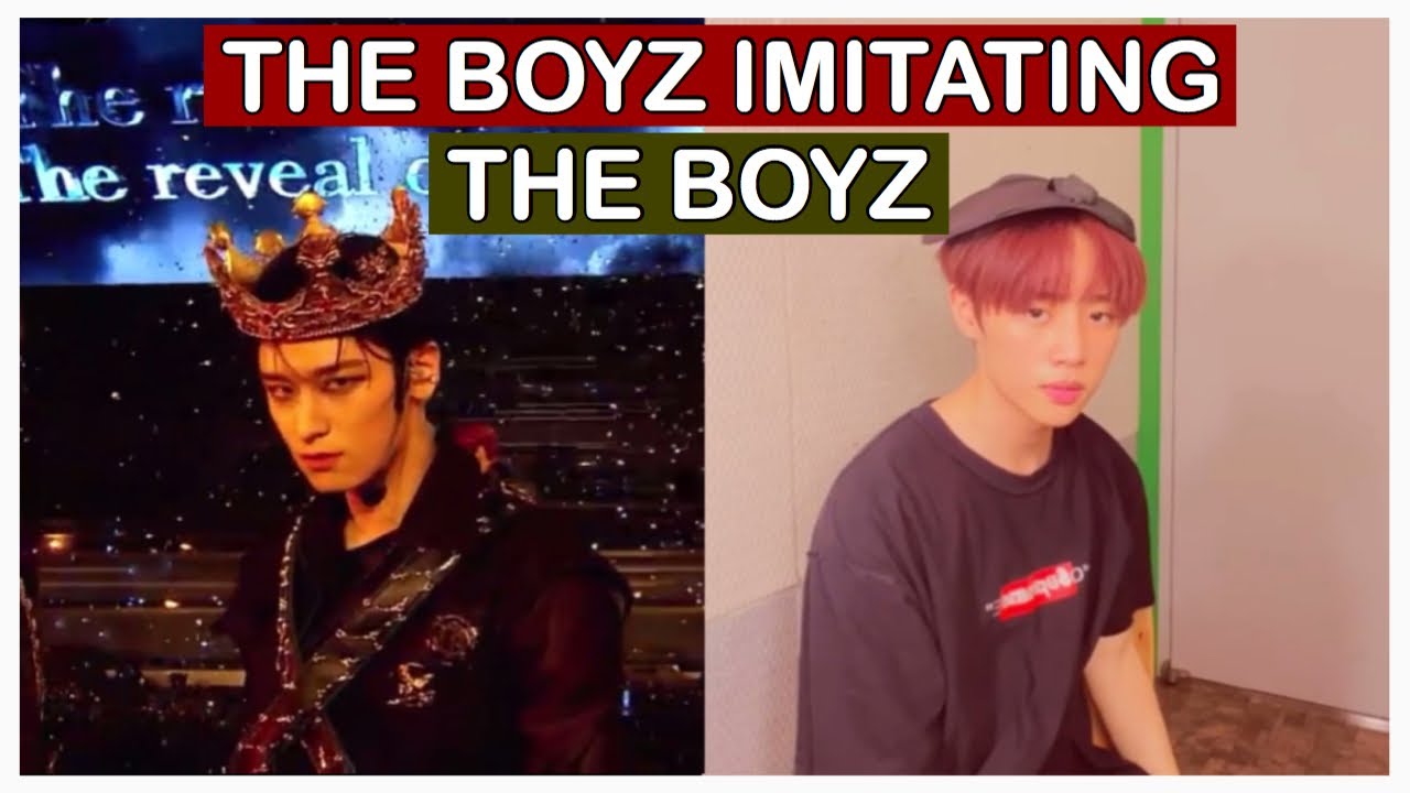 THE BOYZ imitating THE BOYZ