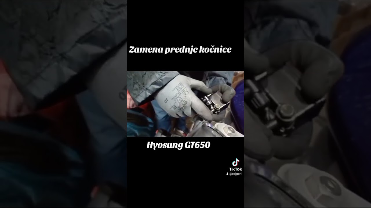 Hyosung GT650 comet zamena prednje kocnice