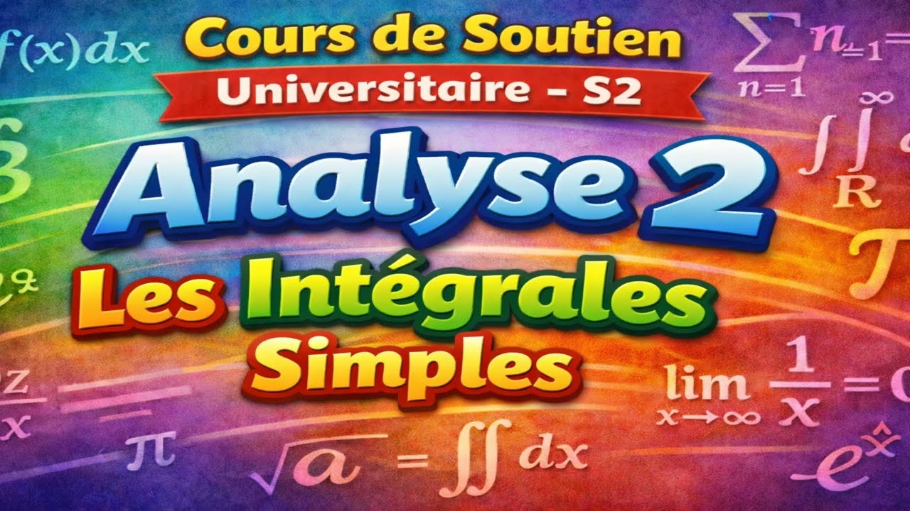 Analyse2 Les Intégrales Simples Exercice4