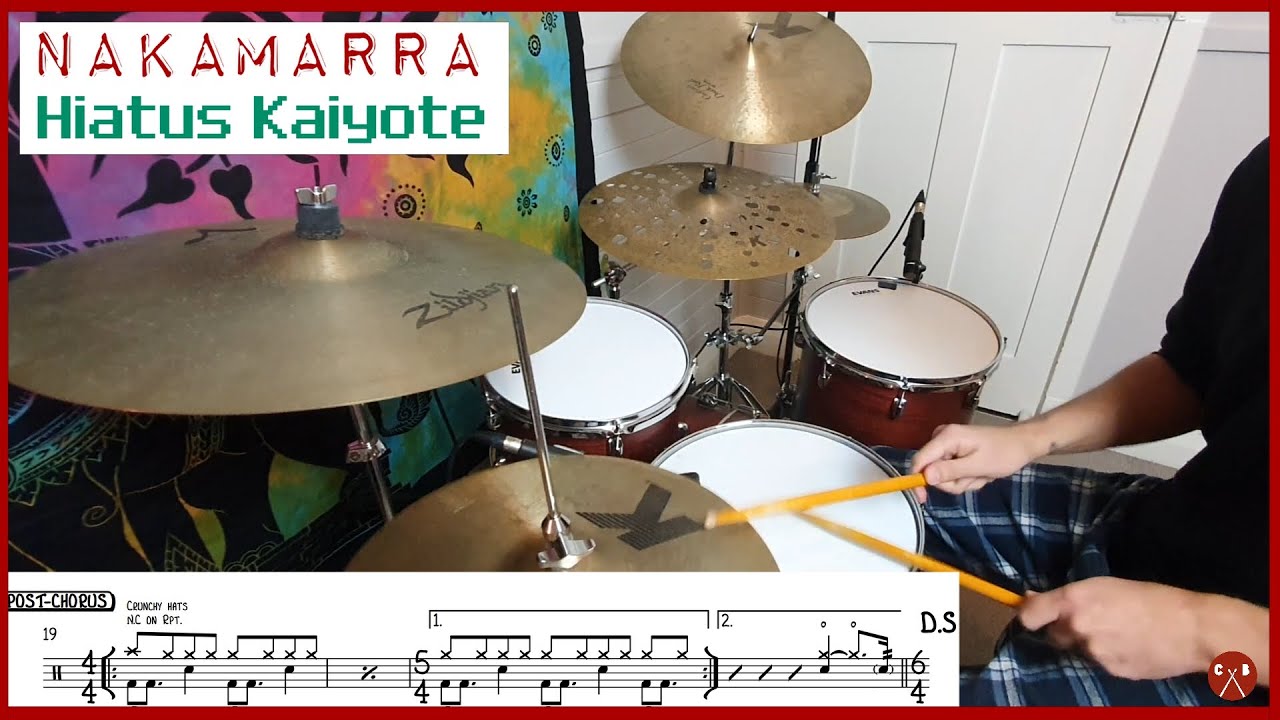 Nakamarra Drum Cover - Hiatus Kaiyote (Live Transcription)