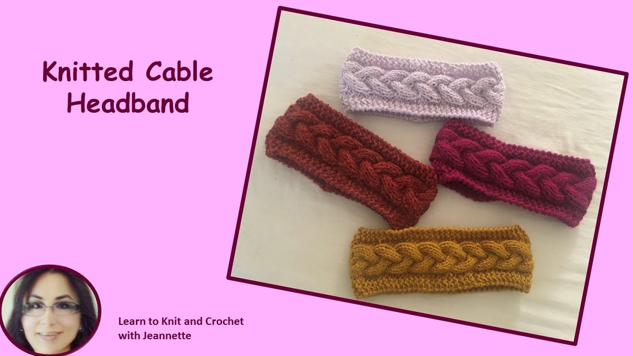 Knitted Cable Headband