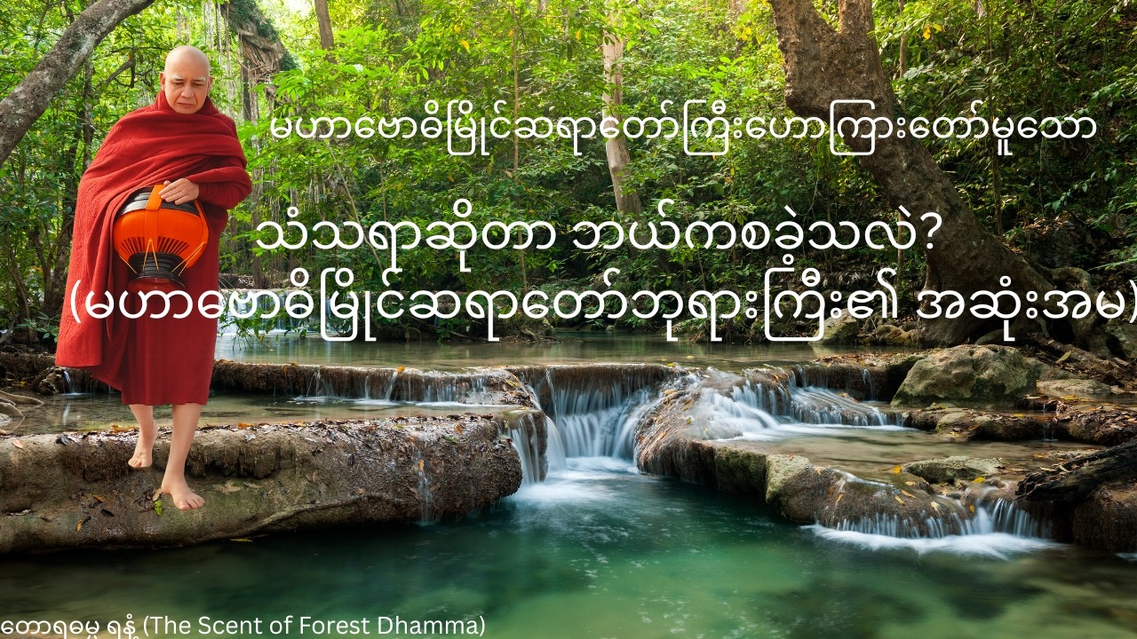 သံသရာ၏ အစကို ရှာပုံတော်ဖွင့်ခြင်း