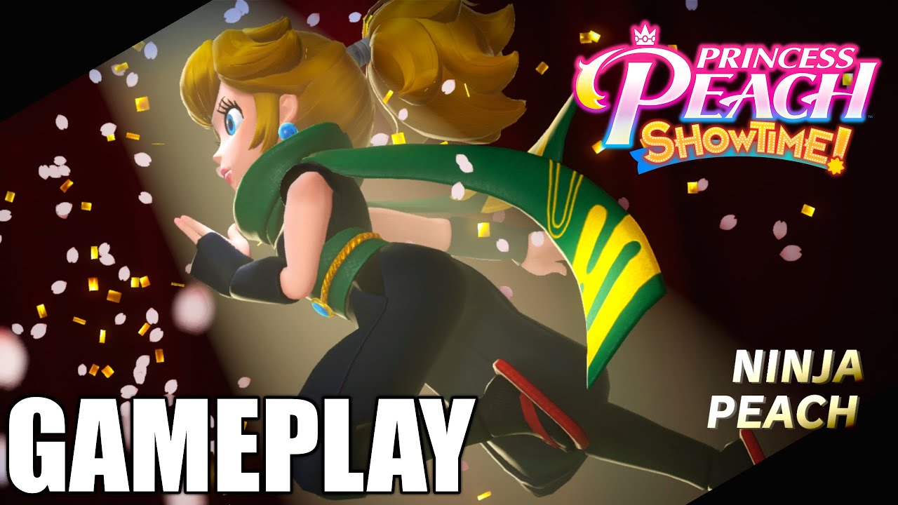 Gameplay of Ninja Peach in Princess Peach Showtime!