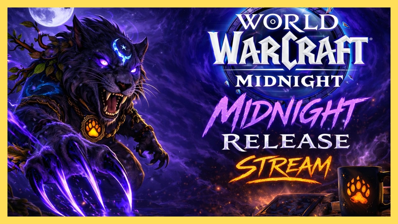 WoW Midnight Release is here! - Leveling Feral Druid