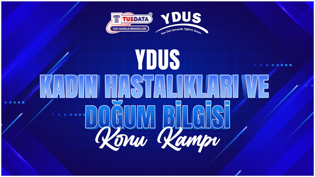YDUS KADIN DOĞUM KONU KAMPI I Üreme Fizyolojisi Örnek Ders