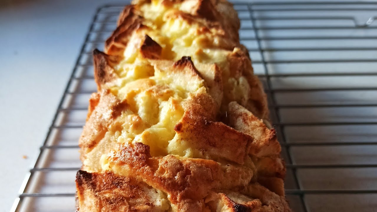 Budín de manzana en licuadora