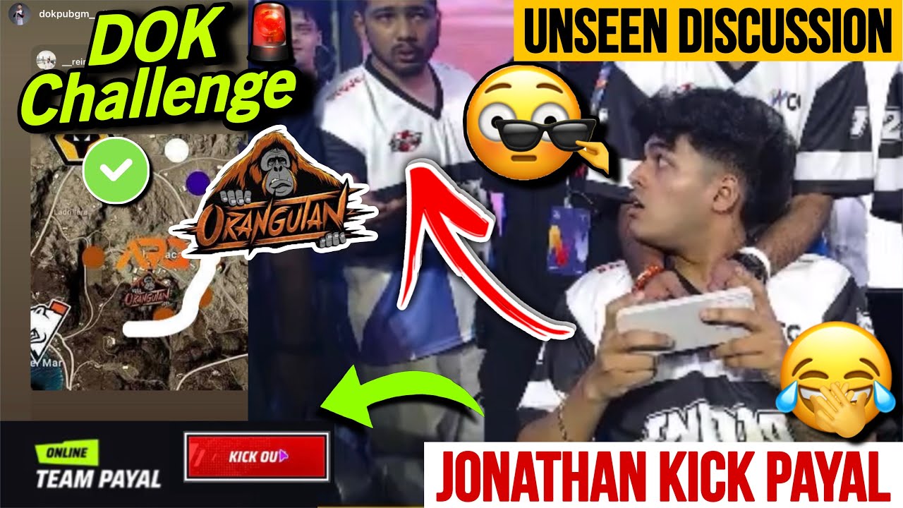 ScOut Unseen Matter W Jonathan🚨Jonathan Kick PayaL🤣DOK Challenge OG🇮🇳Omega Angry On Sky😡