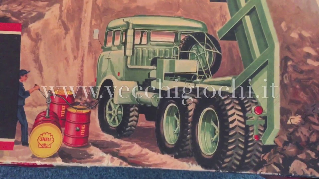 TIN TOY - Technofix 315 Gigant Construction Site (1966)