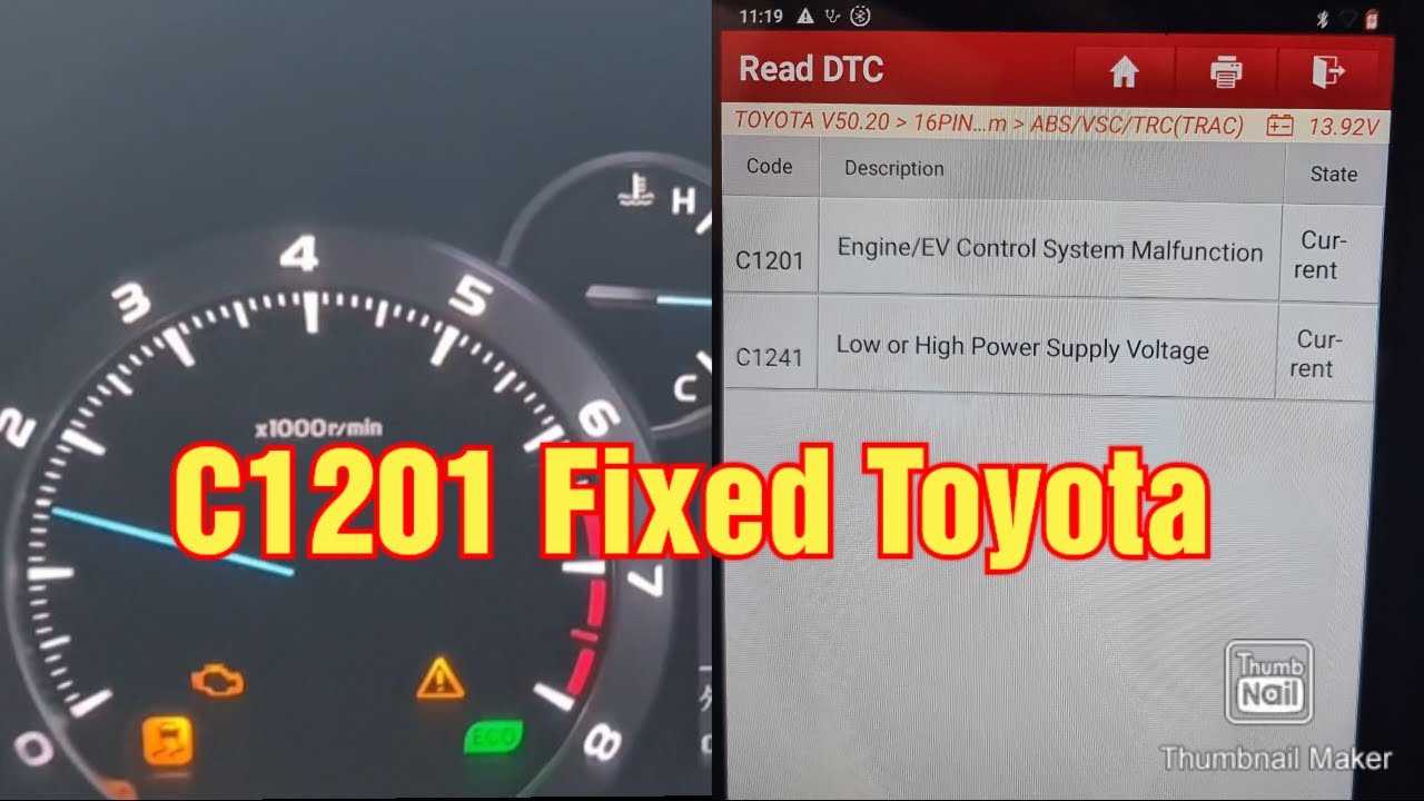 Toyota Alphard Traction control Lights on Fixed With Check Engine Light Wheel Speed Sensor goes bad