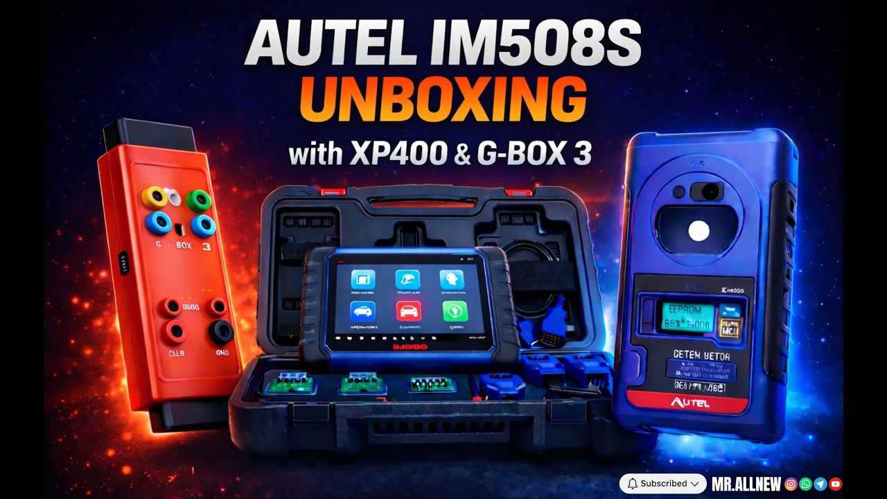 Autel IM508S Key Programmer Unboxing | XP400 & G-BOX 3#AutelIM508S#IM508SUnboxing#XP400#GBOX3