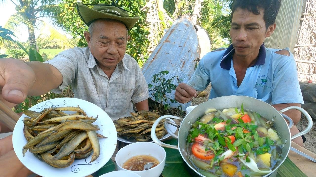 NHỚ TUỔI THƠ KÍ ỨC CANH CHUA BÔNG SÚNG CÁ CHẠCH ĐỒNG, CANH CHUA BÔNG SO ĐŨA MÙA TẾT MIỀN QUÊ