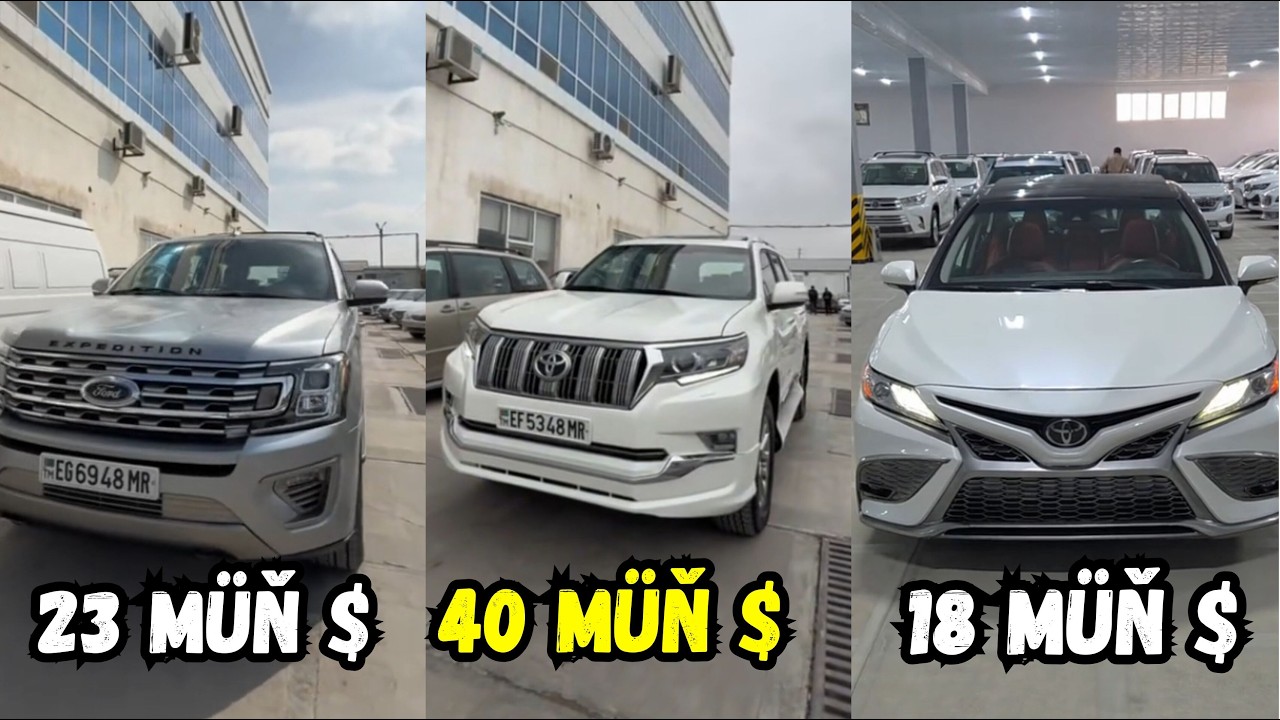 Prado Ford Camry Amatly Bahalar Türkmenistan