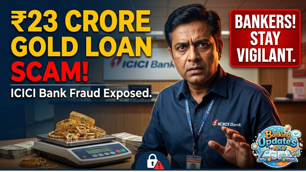 23 Crore ICICI Bank Gold Loan Scam Explained 🤯 | How Fake Gold Fooled the System!