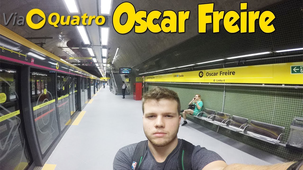 LINHA 4 AMARELA METRÔ - Estação Oscar Freire (INTERNO)