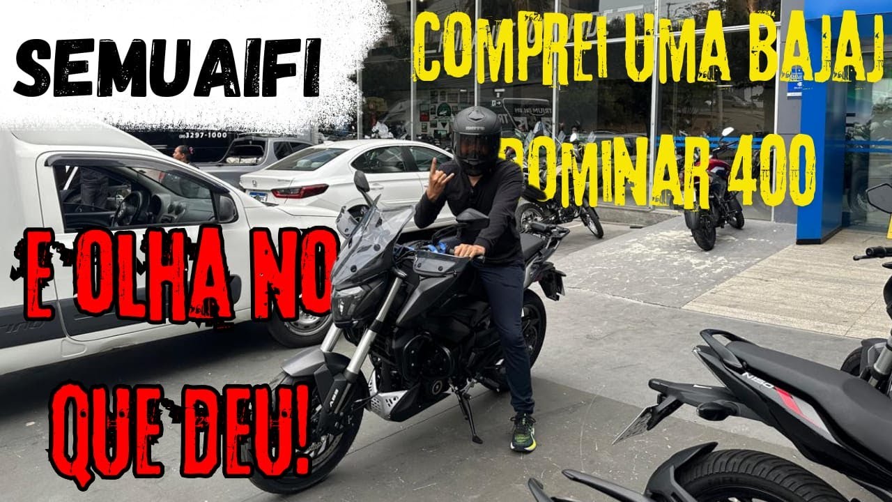 Comprei a Bajaj Dominar 400 e o impossível aconteceu!