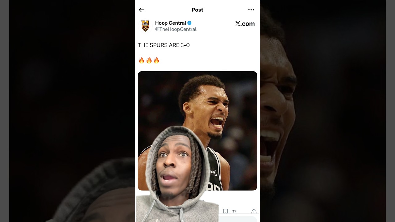 Spurs 3-0 🔥😳 #nba #basketball #wemby #dylanharper #silkhoops