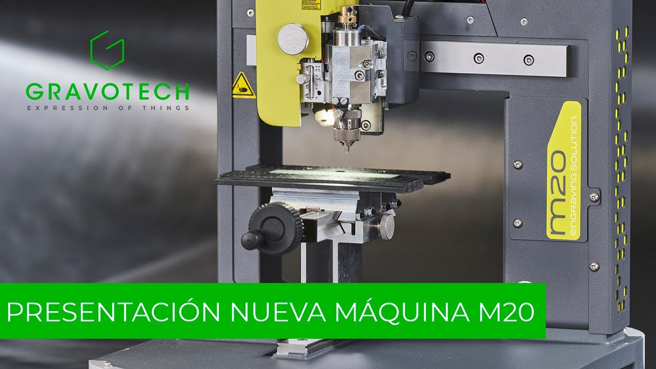 Gravotech: Presentación de la nueva máquina de grabado electrónica M20 para personalizar productos