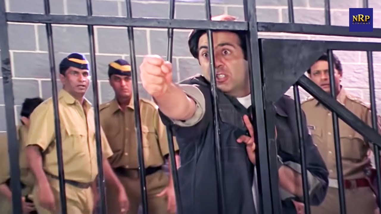 मैं एक आंधी हूँ, जेल में सनी देओल की ज़बरदस्त लड़ाई, प्रीति ज़िंटा, ओमपूरी फ़र्ज़ जबरदस्त एक्शन सीन्स