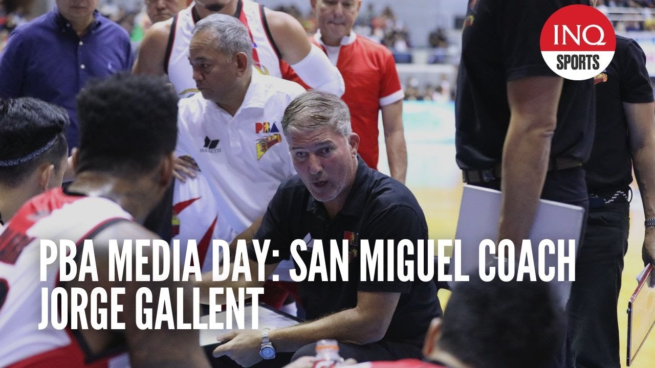 PBA Media Day: San Miguel coach Jorge Gallent